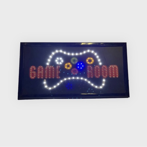 Illuminate Your Game Room with the Vibrant LED Light Up Sign bundle and SAVE - Picture 4 of 5